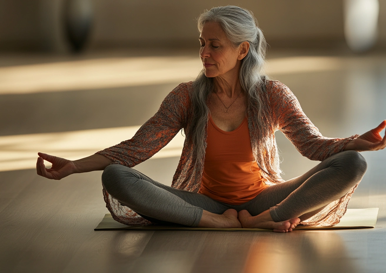 М'яка йога для пенсіонерів